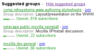 Example usage of meter showing the number of subscribers